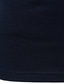 billige klassisk polo-Herre POLO T-skjorte Golf skjorte Tennis skjorte Krage Grunnleggende Årgang Gatemote Høst Kortermet Navyblå Ensfarget Krage Kneppet krage Skole Arbeid Lapper Klær Klær Polyester Grunnleggende Årgang