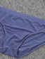 preiswerte Herren-Unterwäsche-Herren Grundlegend Einfach Einfarbig Grundlegendes Höschen Slip Hochelastisch Niedrige Taillenlinie Sexy 1 PC Hellblau M