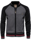 baratos suéter cardigã masculino-Cardigan masculino novo suéter jacquard de lapela de cor sólida masculino suéter casual tendência