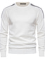 billige sweater til mænd-Herre Bluse Pullover trøje Strikke Strikket Helfarve Rund hals Stilfuld Afslappet udendørs Hjem Tøj Vinter Efterår Sort Gul M L XL