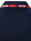 voordelige klassieke polo-Voor heren POLO Shirt Golfshirt Tennisshirt Kraag Basic Vintage Streetwear Herfst Korte mouw Marineblauw Effen Kraag Buttondown boord School Werk Lapwerk Kleding Kleding Polyester Basic Vintage