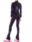 cheap Figure Skating Training Outfit-Figure Skating Jacket with Pants Women&#039;s Girls&#039; Ice Skating Pants / Trousers Top White Pink Blue Glitter Fleece Spandex High Elasticity Training Competition Skating Wear Thermal Warm Crystal