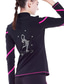 cheap Figure Skating Training Outfit-Figure Skating Jacket with Pants Women&#039;s Girls&#039; Ice Skating Pants / Trousers Top White Pink Blue Glitter Fleece Spandex High Elasticity Training Competition Skating Wear Thermal Warm Crystal