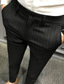 abordables Chino-Chino Pantalon Homme Poche Bande Chaud Respirable Extérieur Micro-élastique Entreprise Casual du quotidien Coton Casual / Pantalons Noir Grise
