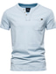 billiga Casual T-shirts för män-sommar enkel ledig t-shirt herrmodetrend sport-t-shirt smal bomullsficka herr-t-shirt (eurokod)