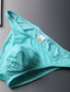 levne Pánské spodní prádlo-Pánské Základní Jednoduchý Čistá barva Základní kalhotky Slipy Vysoká pružnost Nízký pas Světle modrá M / Sexy