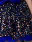 levne Párty šaty-Děti Dívčí Šaty Jednobarevné Bez rukávů Párty Narozeniny Flitry Síťka Mašle Roztomilý Princeznovské Polyester Maxi Áčkové šaty Tylové šaty Léto Podzim 3-12 let Stříbrná Vodní modrá Hnědá