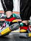 Χαμηλού Κόστους Ανδρικά Sneakers-Ανδρικά Αθλητικά Παπούτσια παπούτσια Ψηλά αθλητικά παπούτσια Βίντατζ Κλασσικό Καθημερινά Μικροΐνα Αναπνέει Μαύρο Ουράνιο Τόξο Πορτοκαλί Συνδυασμός Χρωμάτων Ανοιξη καλοκαίρι Φθινόπωρο &amp; Χειμώνας