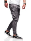 tanie Bojówki-Męskie biegaczy spodnie w jednolitym kolorze męskie elastyczne długie spodnie wojskowe spodnie cargo wojskowe męskie legginsy!