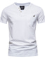 olcso Férfi alkalmi pólók-nyári egyszerű alkalmi póló férfi divat trend sport póló vékony pamut zsebes férfi póló (euro kód)