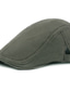 voordelige Herenhoeden-Voor heren hoed Platte pet Zwart Leger Groen Marineblauw Khaki Beige Koffie Grijs Heldere kleur Casual Buiten Street Style