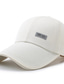 cheap Men&#039;s Hats-Men&#039;s Baseball Cap Outdoor Daily Adjustable Buckle Pure Color Portable Breathable Black