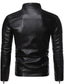 Недорогие Мужская одежда из кожи и меха-Мотоциклетное кожаное пальто 2022, осенне-зимняя мужская модная куртка, куртка из Европы и США, повседневная тенденция на молнии с воротником-стойкой