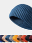 رخيصةأون قبعات الرجال-رجالي قبعة قبعة مترهلة من الخلف الأماكن المفتوحة مناسب للبس اليومي محبوك لون سادة ضد الهواء متنفس الرياضة أسود