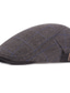 cheap Men&#039;s Hats-Men&#039;s Hats Flat Cap Black Khaki Gray Plaid Casual Outdoor Street Style