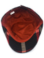 abordables Chapeaux Homme-Homme Casquette Plate Noir Rouge Coton Deux tons Mode des années 1920 Décontractées Extérieur Extérieur du quotidien Plaid Protection Solaire Confort Chaud Respirable