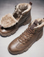 voordelige Herenlaarzen-Voor heren Schoenen Laarzen Werkschoenen Casual Vintage Comfort Imitatieleer Herfst Winter / Korte laarsjes / Enkellaarsjes