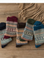 cheap Men&#039;s Socks-Men&#039;s 5 Pairs Socks Casual Socks Multi color Blue Color Plaid Checkered Multi Color Casual Daily Medium Fall &amp; Winter Comfort