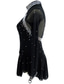 abordables Vestidos de Patinaje Artístico-Vestido de patinaje artístico Mujer Chica Patinaje Sobre Hielo Vestidos Accesorios Negro Espalda Abierta Malla Licra Elástico Entrenamiento Profesional Competición Ropa de Patinaje Hecho a mano