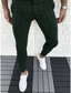 cheap Chinos-Men&#039;s Chinos Pants Pocket Lattice Breathable Outdoor Full Length Casual Daily Casual Trousers Black Green White Micro-elastic