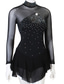 abordables Vestidos de Patinaje Artístico-Vestido de patinaje artístico Mujer Chica Patinaje Sobre Hielo Vestidos Accesorios Negro Espalda Abierta Retazos Malla Licra Alta elasticidad Entrenamiento Profesional Competición Ropa de Patinaje