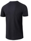 billiga Henley-skjortor för män-Herr T-shirt Sommar Kortärmad Ensfärgat Henley Ledigt Dagligen Button-Down Kläder Kläder Lättvikt Femtiotal Ledigt Vit Svart Grå