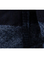 billige cardigan sweater til mænd-Herre Bluse Cardigan Strikke Strikket Stribet Høj krave Stilfuld Afslappet udendørs Sport Tøj Efterår Vinter Blå Kamel M L XL / Langærmet / Langærmet
