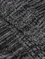 abordables pull cardigan pour hommes-Homme Pull Chandail Gilet Cardigan Tricoter Tricoté Couleur unie V Profond à la mode du quotidien Vêtement Tenue Hiver Automne Noir Café XS S M
