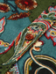 billiga Skjortor med tryck för män-Herr Skjorta Paisley Stam Krage Rubinrött Blå Purpur Brun Grön Gata Dagligen Långärmad Kläder Grundläggande Vintage Mode Häftig