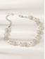 cheap Bracelets &amp; Bangles-Women&#039;s Bead Bracelet Classic Fashion Fashion Personalized Elegant Holiday Alloy Bracelet Jewelry White For Party Evening Holiday Date Beach Festival