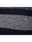 abordables pull cardigan pour hommes-Homme Pull Chandail Gilet Cardigan Tricoter Tricoté Rayé Mao à la mode Casual Extérieur sport Vêtement Tenue Hiver Automne bleu marine Bleu M L XL