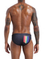 cheap Men&#039;s Swimwear &amp; Beach Shorts-Men&#039;s Briefs Lace up Print Swimsuit Solid Colored Abstract Tropical Sporty Basic Light Blue White Black / Bikini / Beach Bottom