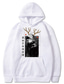 abordables hoodies graphiques-Inspiré par Goule de Tokyo Ken Kaneki Costume de Cosplay Sweat à capuche Mélangé polyester / coton Imprimés Photos Imprimé Harajuku Art graphique Sweat à capuche Pour Homme / Femme