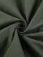 Χαμηλού Κόστους ανδρικό χοντρό πουκάμισο-Ανδρικά Πουκάμισο Τζιν πουκάμισο Μονόχρωμο Γιακάς Κουμπωτός γιακάς Καθημερινά Μακρυμάνικο Άριστος Βασικό Μαύρο Πράσινο Χακί Χακί