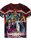 cheap Men&#039;s Casual T-shirts-Inspired by Overlord Ainz Ooal Gown T-shirt Anime 100% Polyester Anime 3D Harajuku Graphic T-shirt For Men&#039;s / Women&#039;s / Couple&#039;s
