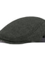Χαμηλού Κόστους Ανδρικά καπέλα-Ανδρικά Καπέλο Επίπεδο καπέλο ΕΞΩΤΕΡΙΚΟΥ ΧΩΡΟΥ Δρόμος Καθημερινά Αγνό Χρώμα Μονόχρωμες Αντιανεμικό Άνεση Ζεστό Αναπνέει Μαύρο
