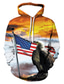 cheap Graphic Hoodies-Flag of the United States USA Hoodie Anime Cartoon Anime 3D Harajuku Graphic Hoodie For Couple&#039;s Men&#039;s Women&#039;s Adults&#039; 3D Print