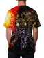 cheap Men&#039;s 3D T-shirts-Men&#039;s T shirt Tee Designer Summer Short Sleeve Graphic Lion Print Crew Neck Daily Holiday Print Clothing Clothes Designer Casual Big and Tall Orange