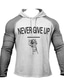 cheap Graphic Hoodies-Men&#039;s Hoodie Sweatshirt Lace up Sportswear Casual Big and Tall Graphic Color Block Hand Gray Hooded Casual Daily Holiday Long Sleeve Clothing Clothes Regular Fit