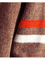 Недорогие мужской пуловер-свитер-Муж. Вязаная ткань Пуловер Джемпер Вязать Трикотаж Геометрический принт Хомут Стиль На каждый день на открытом воздухе Дом Осень Зима Черный Серый M L XL / Длинный рукав