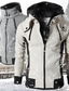 tanie Kurtki i płaszcze męskie-męska wodoodporna kurtka ciepły zimowy płaszcz śnieżny górska wiatrówka z kapturem płaszcz przeciwdeszczowy