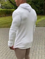 cheap Basic Hoodie Sweatshirts-Men&#039;s Hoodie Gray White Black Hooded Solid Color Lace up Casual Holiday Cool Sportswear Casual Winter Clothing Apparel Hoodies Sweatshirts  Long Sleeve