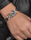 billige Men&#039;s Trendy Jewelry-Herre Armbånd Klassisk Drager Stilfull Kunstnerisk Legering Armbånd Smykker Sølv Til Gave Daglig