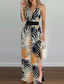 cheap Women&#039;s Pants-women&#039;s jumpsuit summer new digital printing colorful slit jumpsuit women