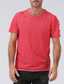 billiga Casual T-shirts för män-Herr T-shirt Sommar Kortärmad Ensfärgat Rund hals Ledigt Dagligen Kläder Kläder Lättvikt Ledigt Mode Svart Blå Grå