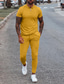 billige Træningstøj til mænd-Herre Træningsdragt sweatsuit Sport &amp; Udendørs Tøj Hættetrøjer Sweatshirts Sort (langærmet) Hvid (langærmet)