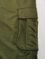ieftine Pantaloni Cargo-Bărbați Atletic Pantaloni Sport Pantaloni de marfă Pantaloni Buzunar Buzunare multiple Lungime totală Mărime Plus Pantaloni Casual Micro-elastic Simplu Exterior Sport Talie medie Larg Verde Militar