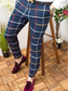 ieftine Pantaloni Chinos-Bărbați Costume chinez Pantaloni Pantalon în carouri Buzunar Plisat Birou Zilnice Afaceri Șic Stradă Stilat 1 2