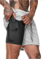 abordables Shorts décontractés-Homme Short Poche basique Couleur Pleine Taille médiale Blanche Noir Gris M L XL