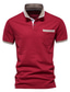 cheap Classic Polo-Men&#039;s Golf Shirt Print Color Block Turndown Casual Daily Zipper Print Short Sleeve Tops Casual Fashion Breathable Comfortable Blue Gray Brown Summer Shirt